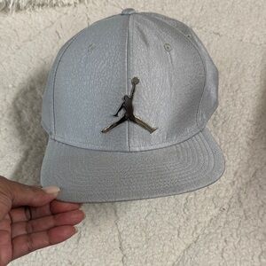 Jordan Gray Cap with Iconic Logo